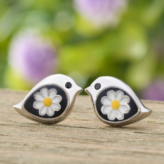 Daisy Birdie Studs (Medium)