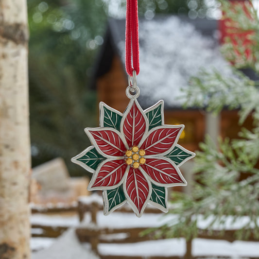 Poinsettia Ornament