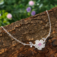 Load image into Gallery viewer, Pink Cherry Blossom Necklace