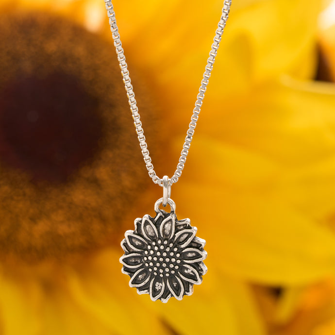 Vintage Sunflower Necklace