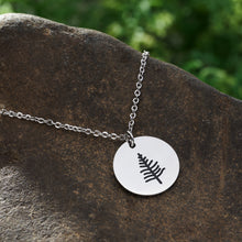 Load image into Gallery viewer, Pine Tree Dime Necklace