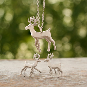 Sterling Silver White-Tailed Deer Bundle