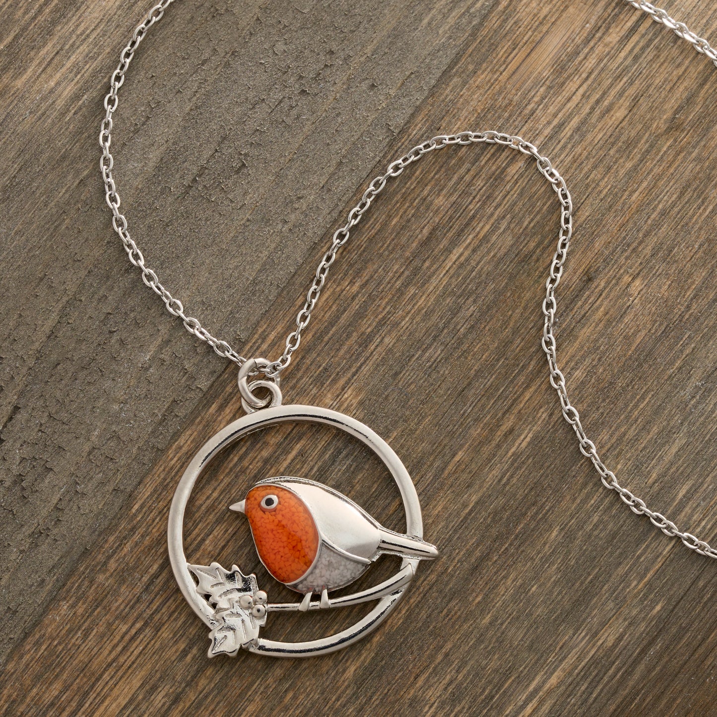 Sand Robin Branch Necklace