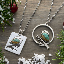 Load image into Gallery viewer, Sand Birdie Branch Necklace Duo