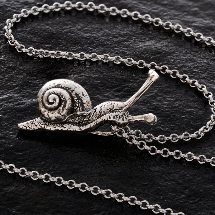 Vintage Snail Necklace