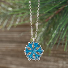 Load image into Gallery viewer, Little Snowflake Necklace