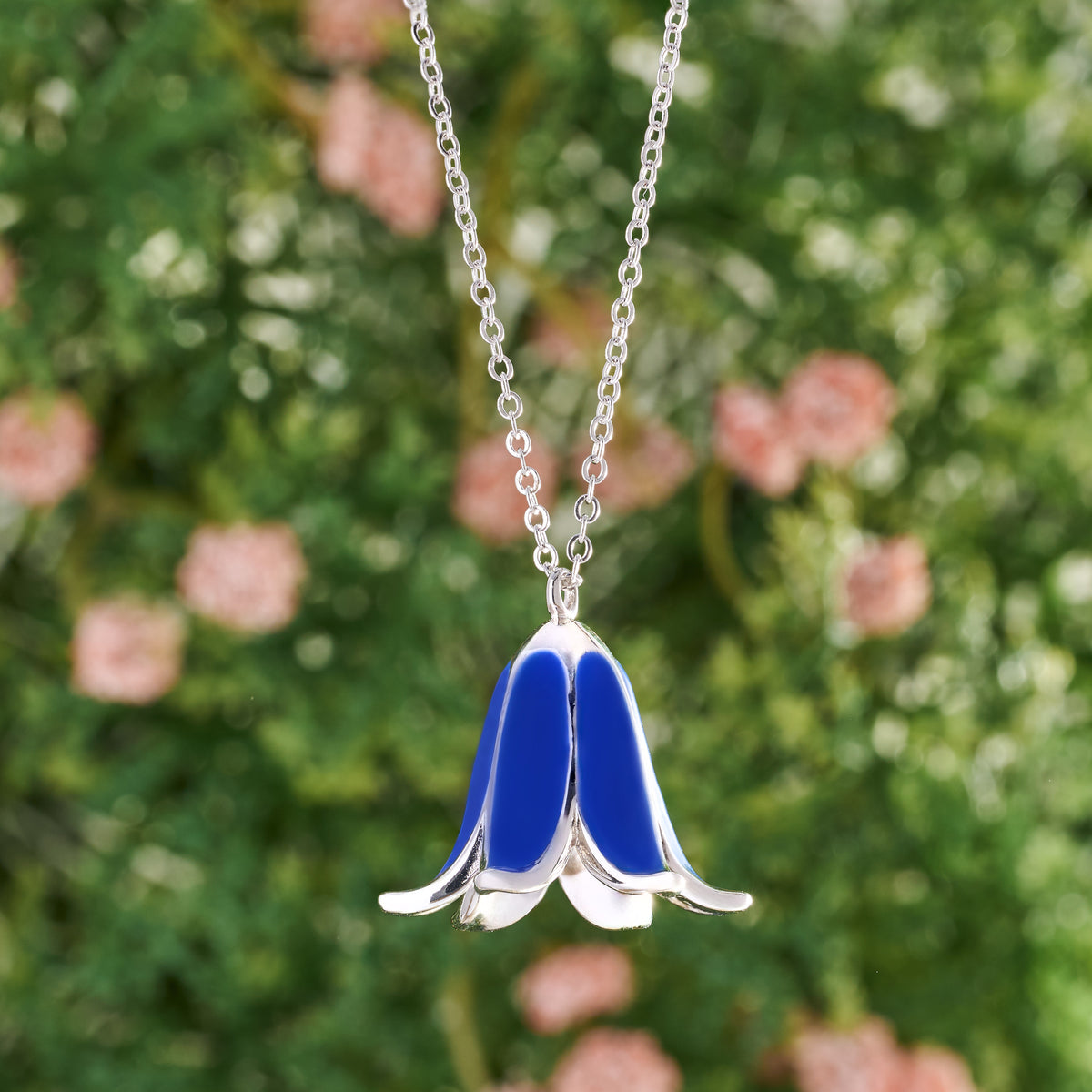 Bluebell Flower Necklace – Chadds Ford Jewelry