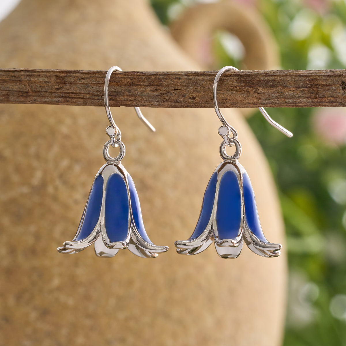 Bluebell Flower Earrings Chadds Ford Jewelry