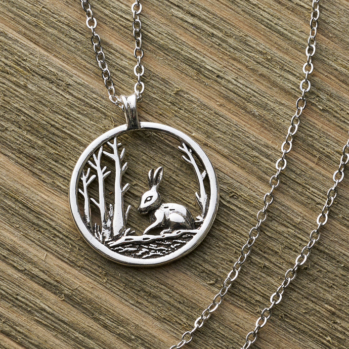 Bunny in the Woods Necklace