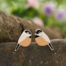 Load image into Gallery viewer, Sterling Silver Black-Capped Chickadee Stud Bundle