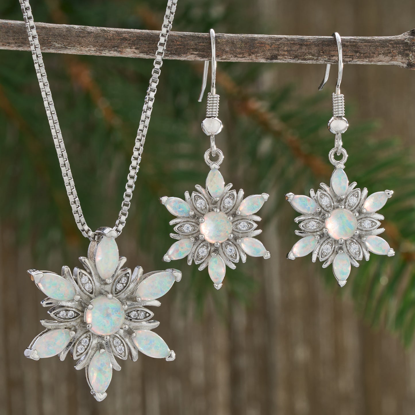 White Opal Snowflake Bundle