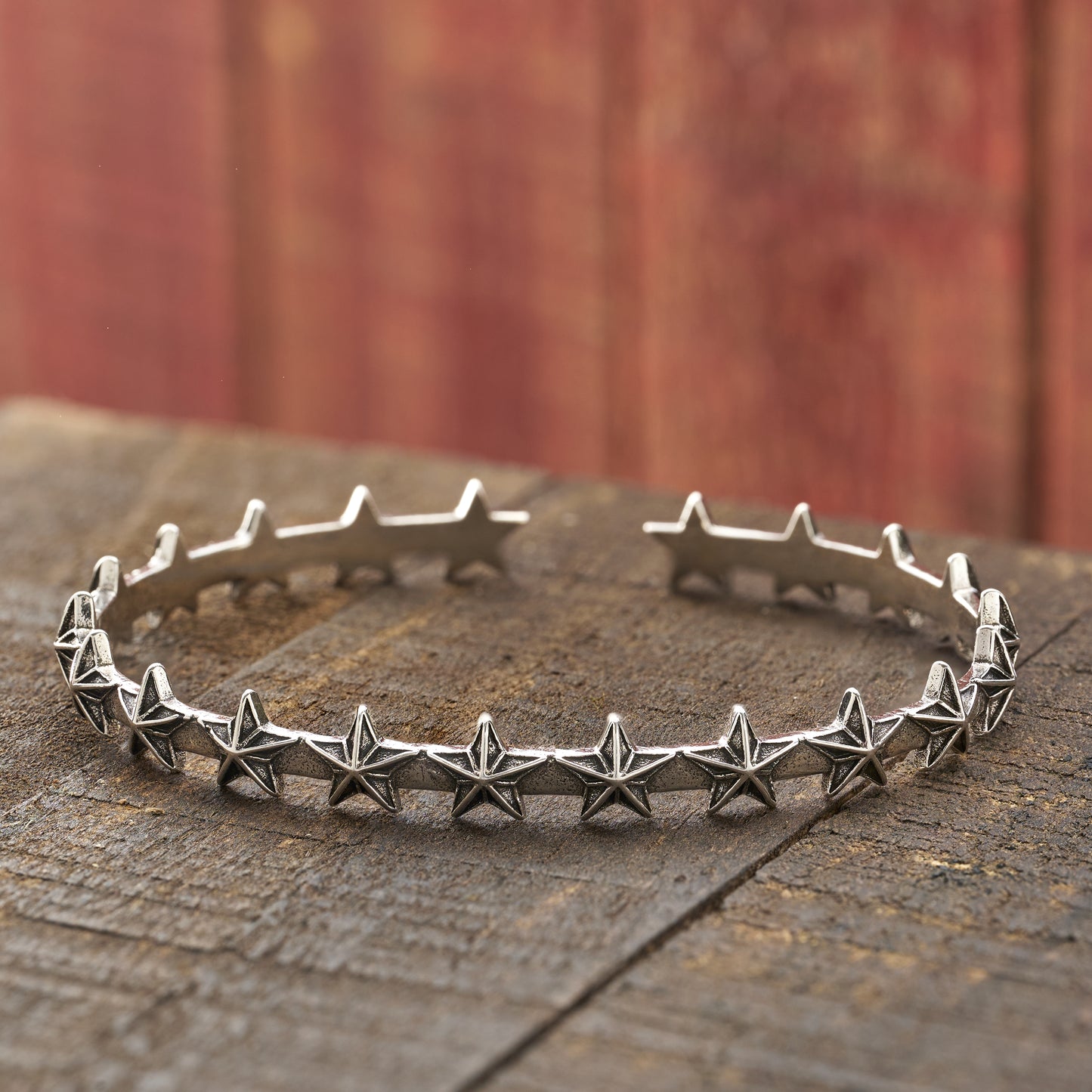 Vintage Barn Star Cuff Bracelet