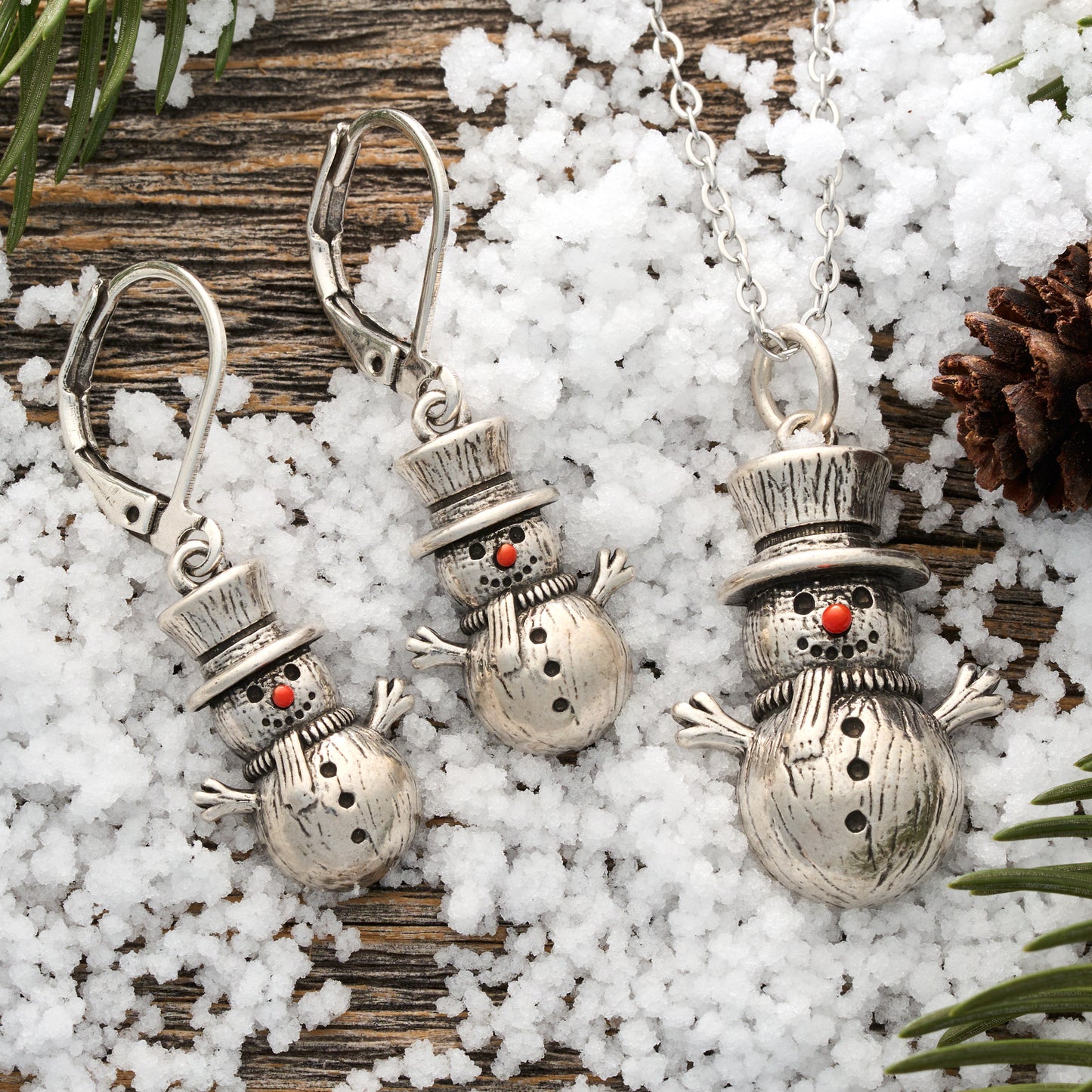 Vintage Snowman Gift Set