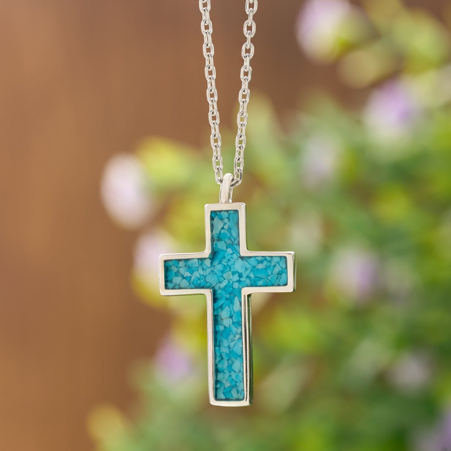 Turquoise Cross Necklace