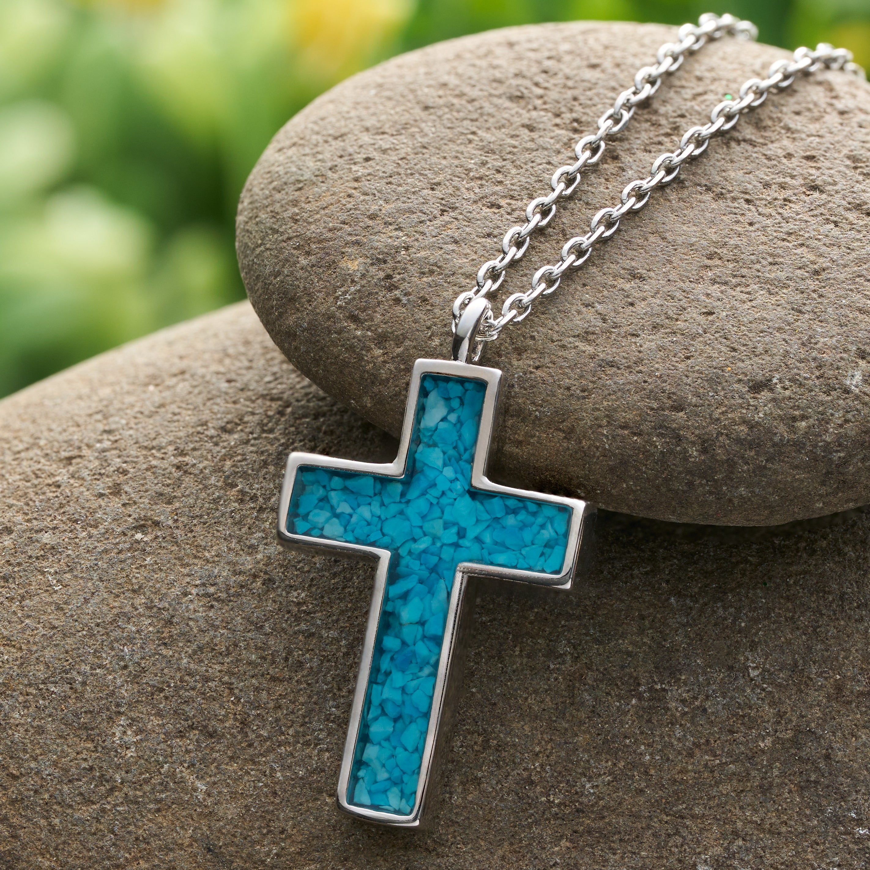 アクセサリー deal design cross necklace Turquoise Cross Necklace – Chadds Ford Jewelry