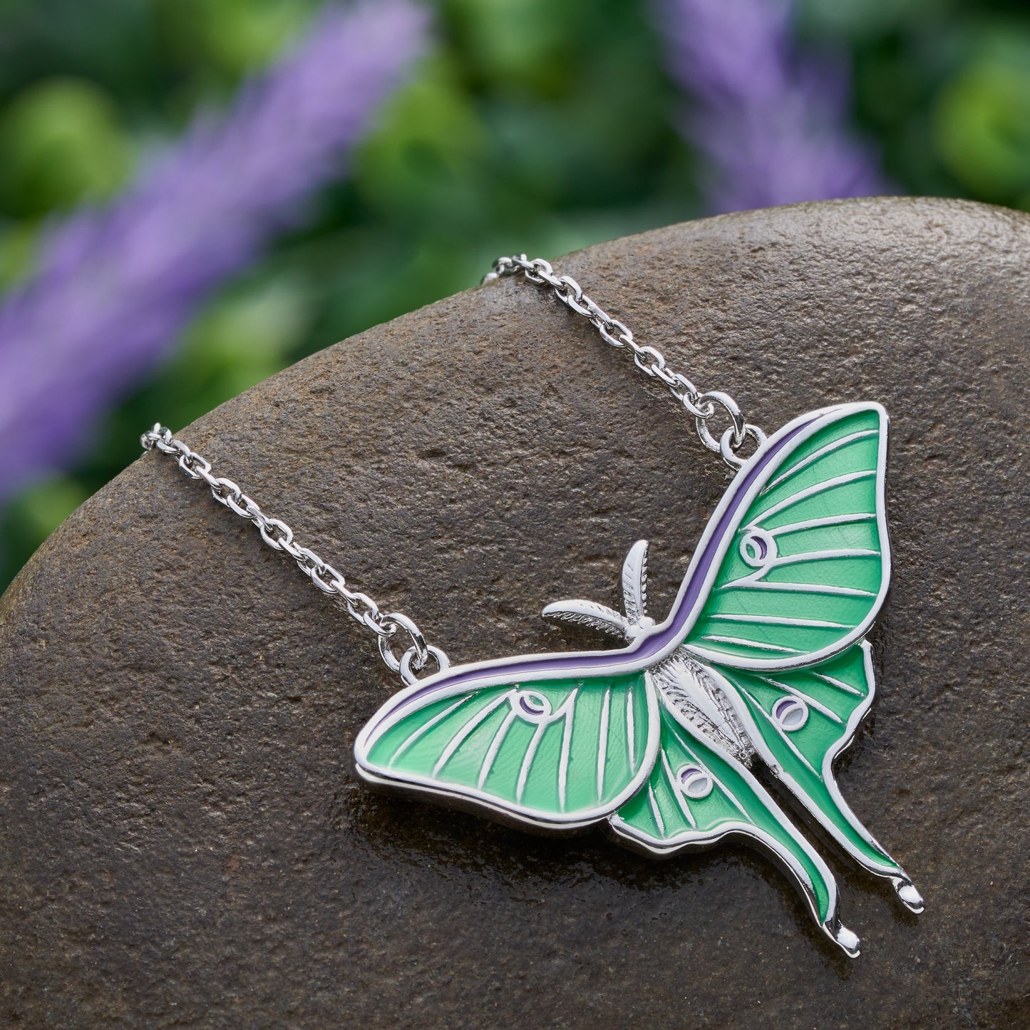 Luna Moth Necklace