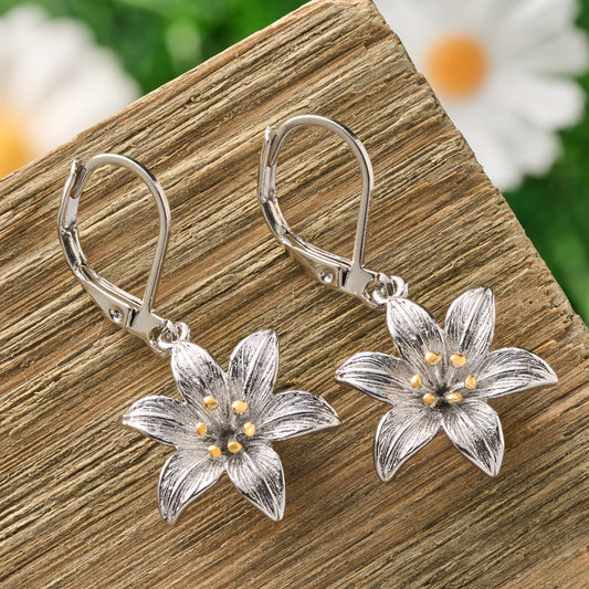 Leverback Lily Earrings