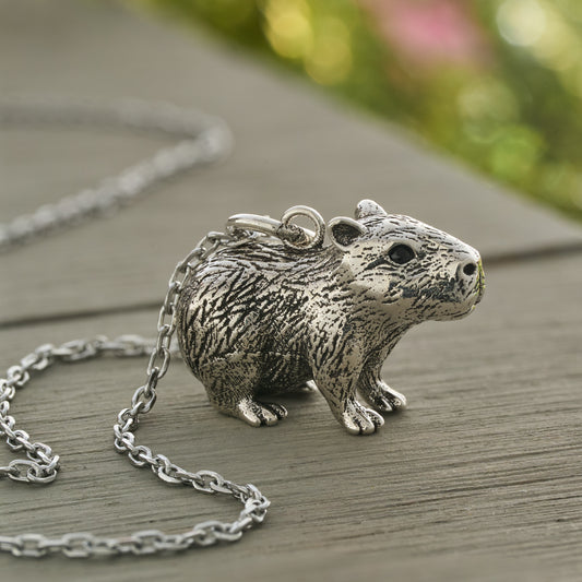 Vintage Capybara Necklace