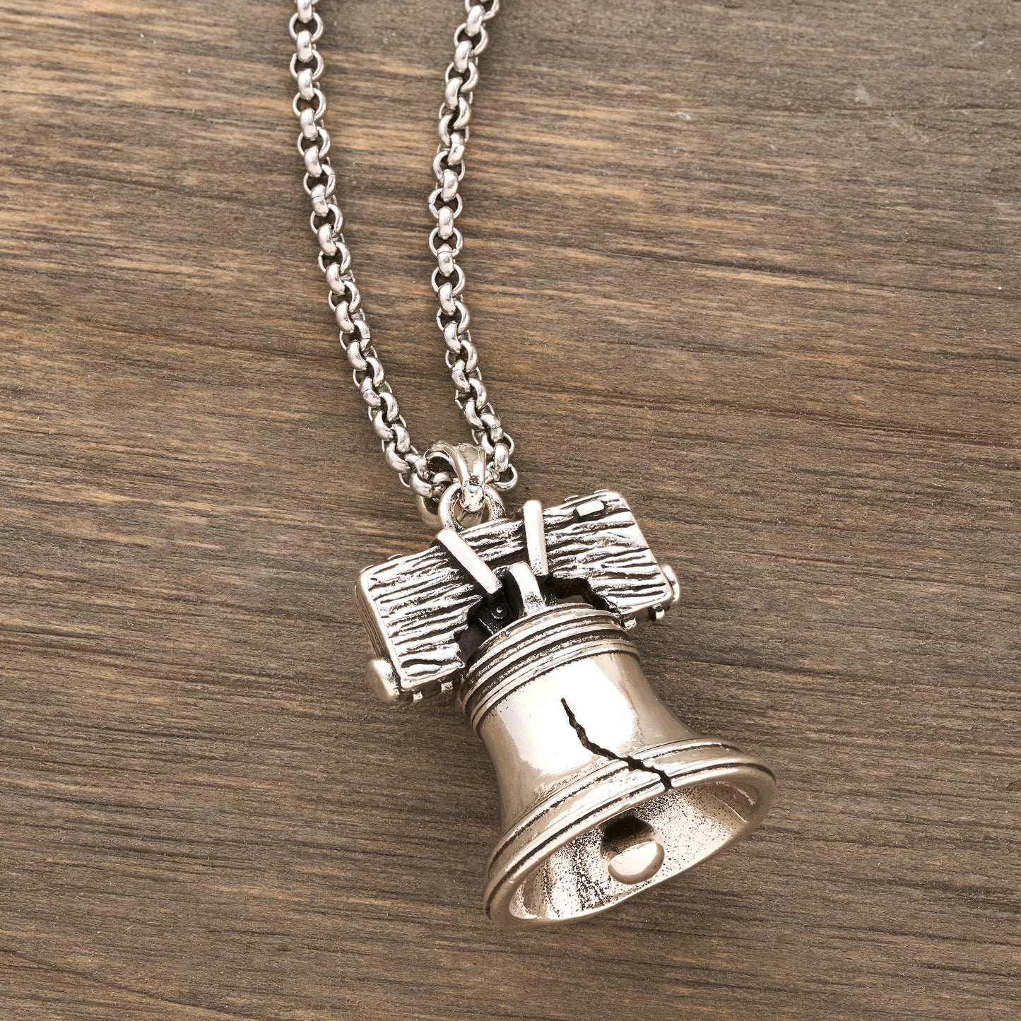 Vintage Liberty Bell Necklace