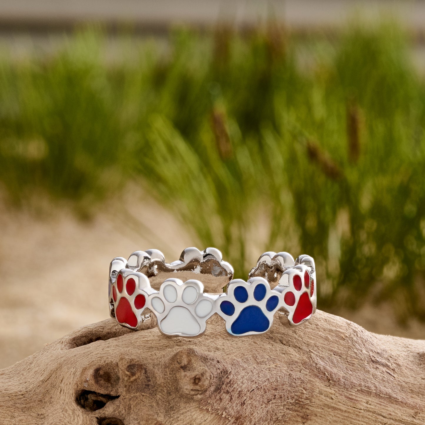 Red White Blue Americana Ring Gift Set