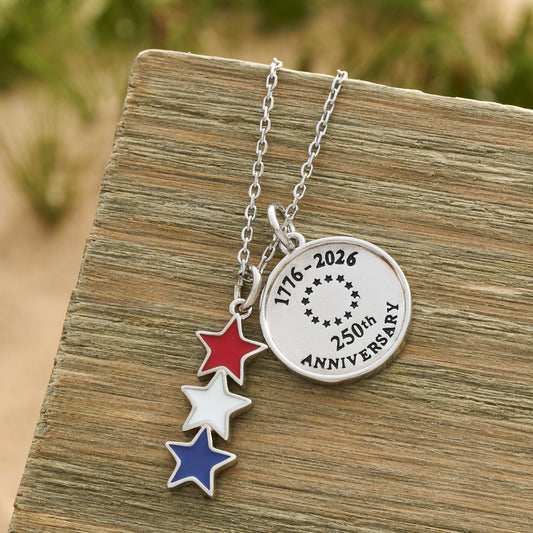 USA 250th Anniversary Necklace