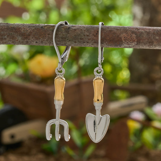 Garden Tool Leverback Earrings