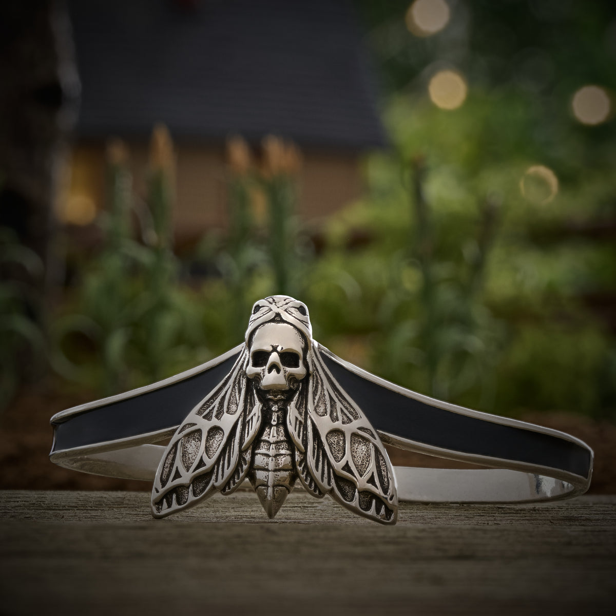 Death's-head Hawkmoth Cuff Bracelet
