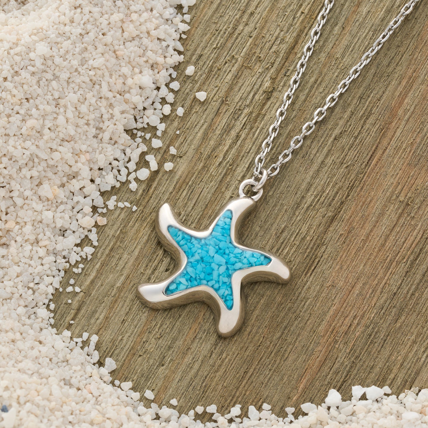 Turquoise Starfish Necklace