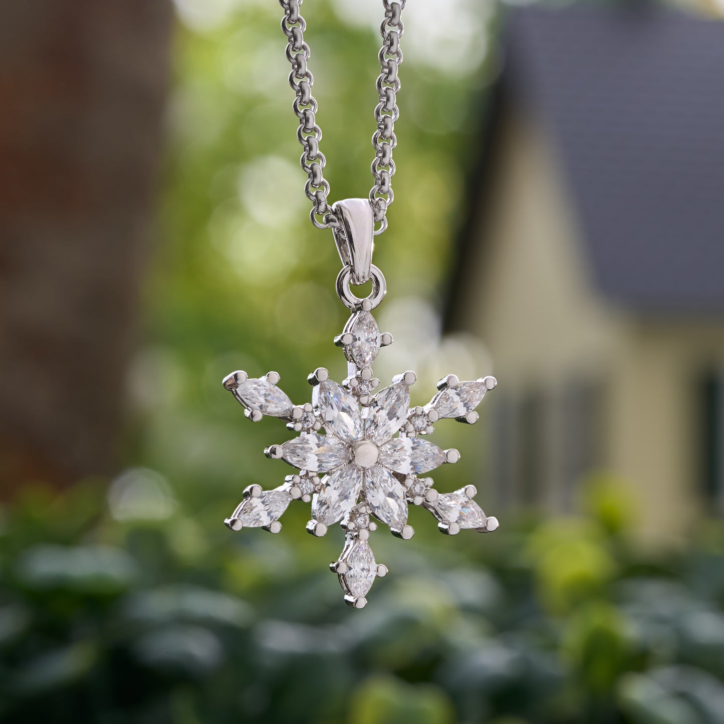 Crystal Snowflake Necklace