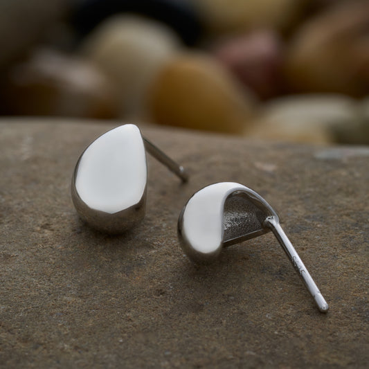 Sterling Silver Waterdrop Studs