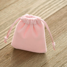 Load image into Gallery viewer, Pink Velvet Jewelry Bag
