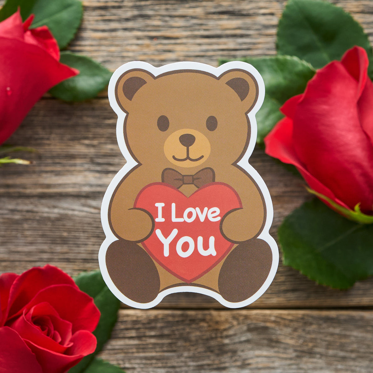 Teddies and Hearts Sticker Pack (7pcs)