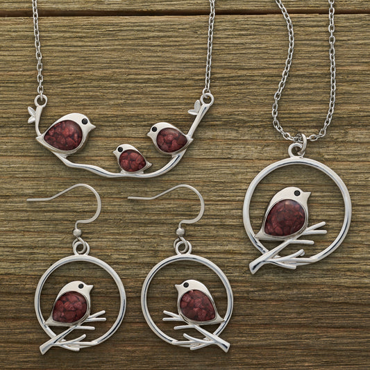 Cinnabar Birdie Branch Gift Set