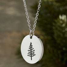 Load image into Gallery viewer, Pine Tree Dime Necklace