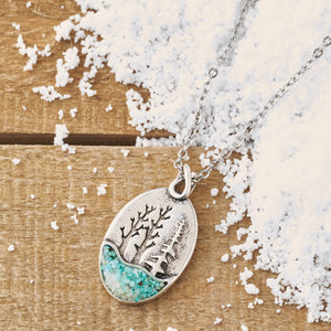 Turquoise River Forest Necklace