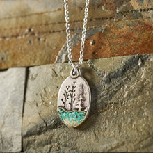Load image into Gallery viewer, Turquoise River Forest Necklace