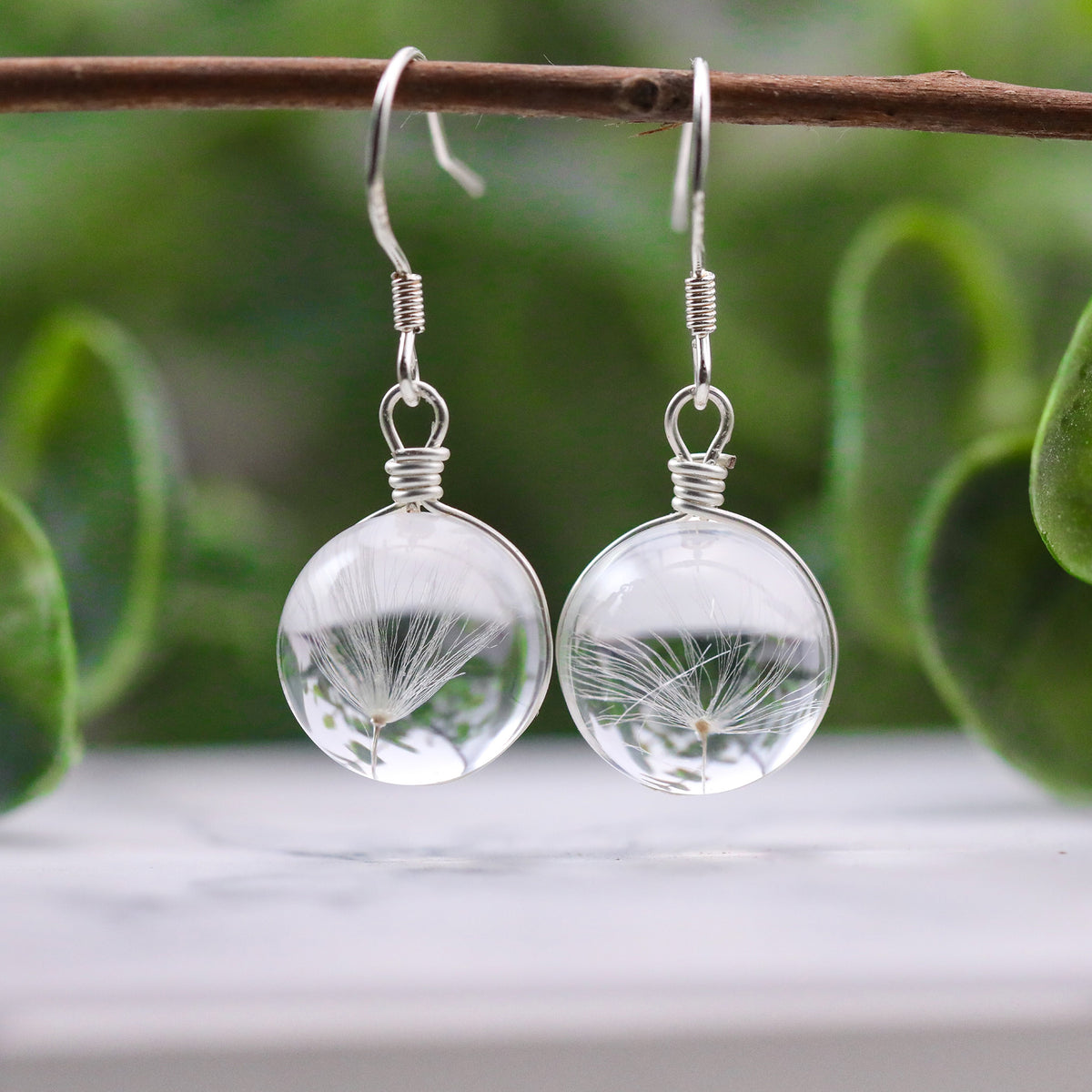 Dandelion Wish Earrings Chadds Ford Jewelry