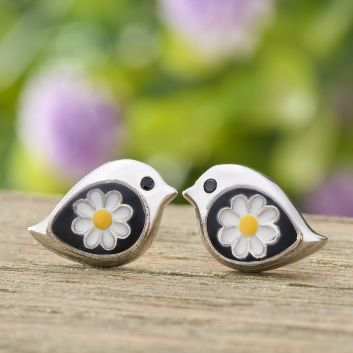 Daisy Birdie Studs - Dainty