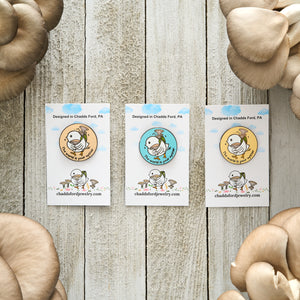The World Is Your Oyster Pin Set