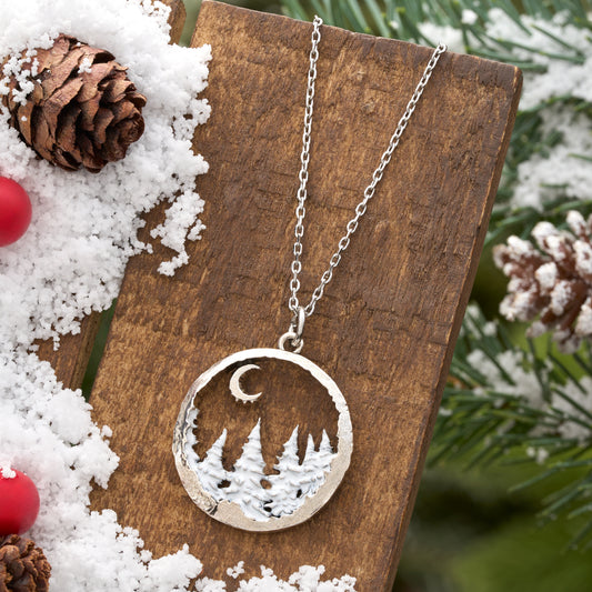 Winter Forest Necklace