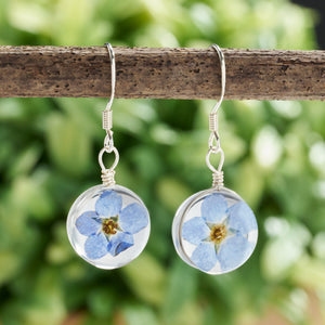Forget-Me-Not Ball Earrings