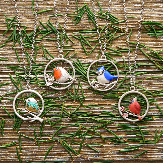 Birdie Friends Four-Piece Necklace Set