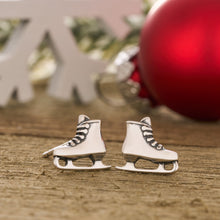 Load image into Gallery viewer, Sterling Silver Ice Skate Studs