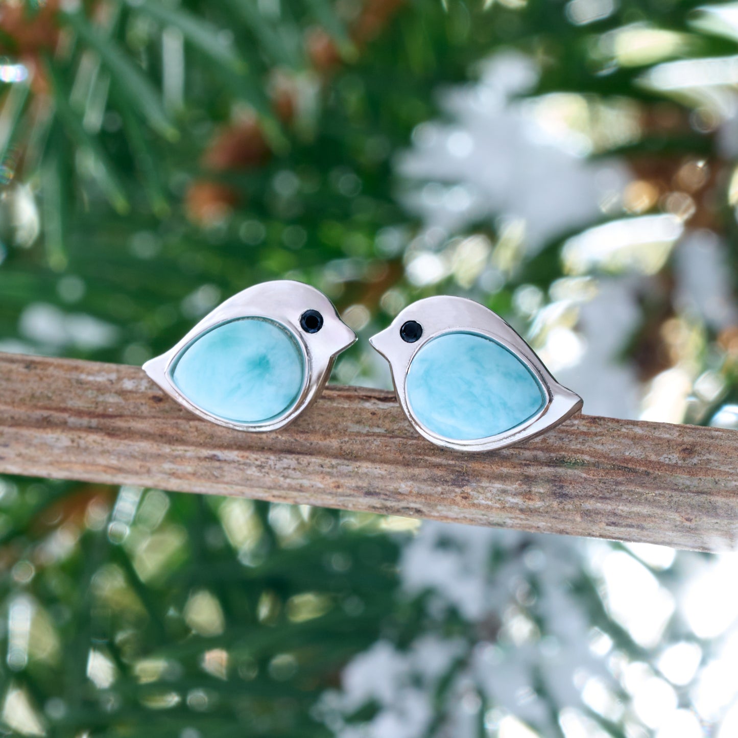 Sterling Silver Larimar Birdie Bundle