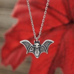 Vintage Bat Necklace