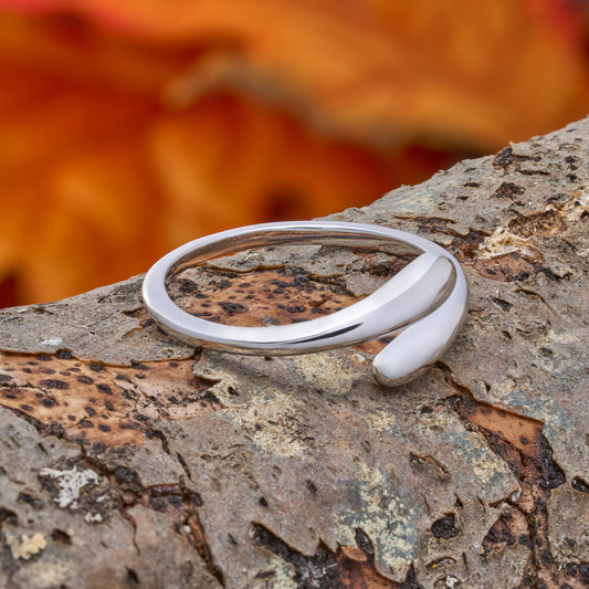 Sterling Silver Waterdrop Ring