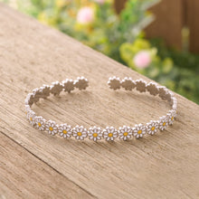 Load image into Gallery viewer, Little Daisy Cuff Bracelet