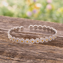 Load image into Gallery viewer, Little Daisy Cuff Bracelet