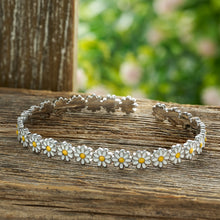 Load image into Gallery viewer, Little Daisy Cuff Bracelet