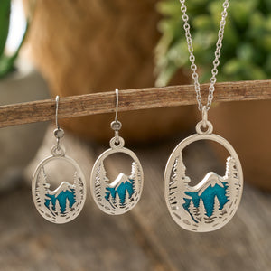 Snowy Forest Mountain Gift Set